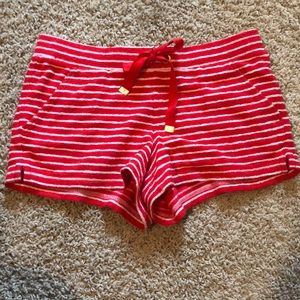 Juicy Couture terry cloth striped shorts
